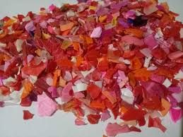 Coloured HDPE Grinding Flakes
