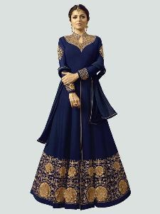 Abaya Blue Anarkali Dress