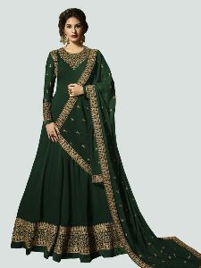 Latest Green Anarkali Dress
