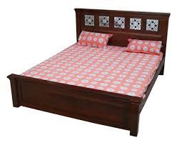 wooden bed