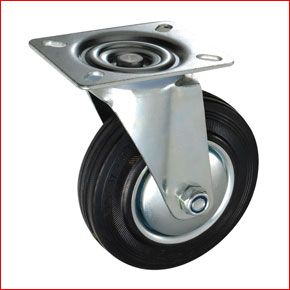 Rubber Caster Wheel without Brake