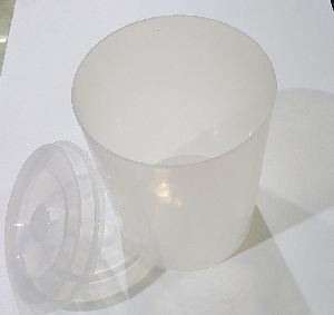 Insect rearing transparent jar