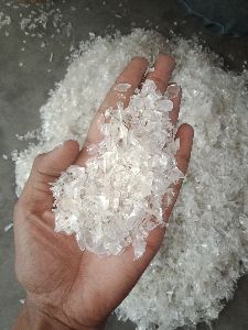 Unwashed Clear PET Flakes
