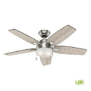 LED Indoor Brushed Nickel Ceiling Fan