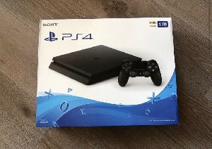 Brand New, Sony PlayStation 4 1TB Black Console with controller