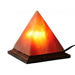 Rock Salt Lamp (Pyramid Shaped)