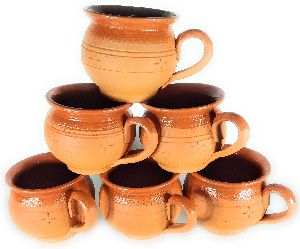 clay tea cups