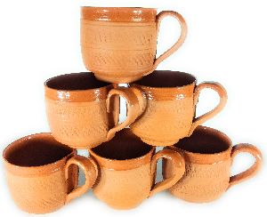 clay tea cups