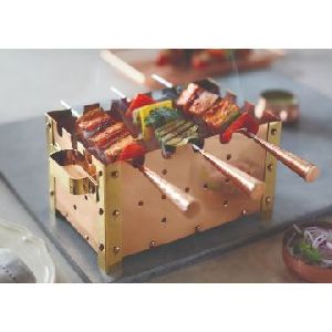 Copper Personal Barbeque Set