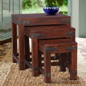 Wooden Nesting Table