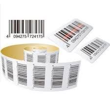 Non Tearable Barcode Tags