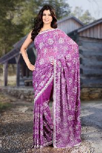 Designer Georgette Jhalak Saree