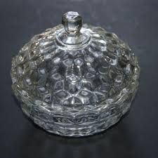 Crystal Candy Bowl with Lid
