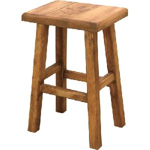 Wooden Square Stool