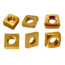 Brass Golden Square Nuts
