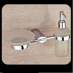 Liquid Dispenser Holder &amp; Soap Dish (PR-LSD&amp;SD-010)
