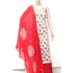 Chanderi Silk Suit Material