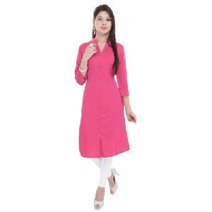 Plain Cotton Kurti