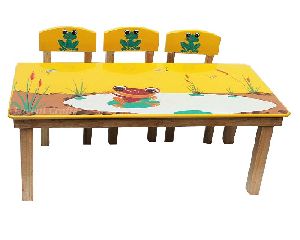 BIG RACTANGLE TABLE (WITH 6 CHAIRS)