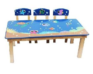 BIG RACTANGLE TABLE (WITH 6 CHAIRS)