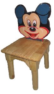 RUBBERWOOD KIDS CHAIR (MICKEY MOUSE)