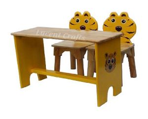 TIGER TABLE (WITH 2 CHAIRS)