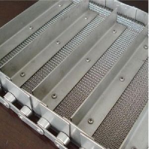 Stainless Steel Baffle Conveyor Belt