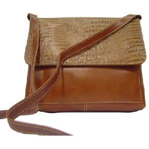 Article No 0801 Brown Ladies Leather Sling Bag