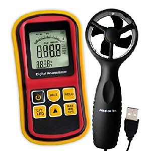 Digital Anemometer (Fan or Rotating Vane  and Hot Wire type)