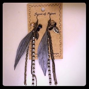 Nature Feather Earrings