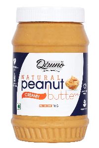Diruno Natural Peanut Butter Crunchy 1kg (Unsweetened, Gluten Free, Non-GMO)