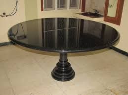 Black Granite Dining Table