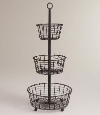 GI-022 Iron Wire Basket Stand
