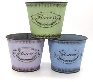 New Design Gadren Flower Pot, Shape : Round