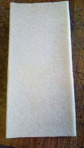 Cream Pale Crepe Rubber