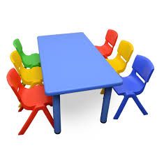 Kids Rectangle Table Set