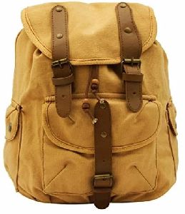 Canvas Leather Stylish Backpacks