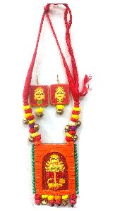 Festive Attractive Terracotta Necklace Sets could be worn on any outfit