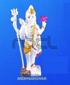 999 Silver Ardhanarishvara Statue