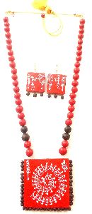 Festive Collections of handmade unique designs of Terracotta Necklace Sets