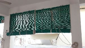 Balcony Green Curtains