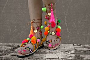 Beautifully Decorated Attractive Ladies Sandals