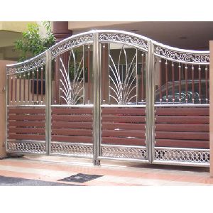 Stainless Steel Main Gate Fabrication Service