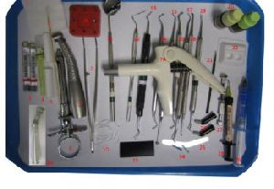 Dr.Onic Dental Composite Instruments Set Up Kit Tray