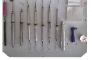 Dr.Onic Dental Prophylaxis Tray Instruments Kit