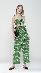 Green Bandeau Top and Pant