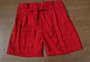 Women\'s Red Shorts