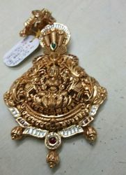 Gold Pendant Temple Jewellery
