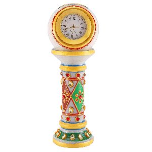 Marble Pillar Clock