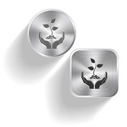 Flat Button Vector Stainless Steel Button